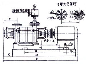 2SK-0.5P外形及安装尺寸图 